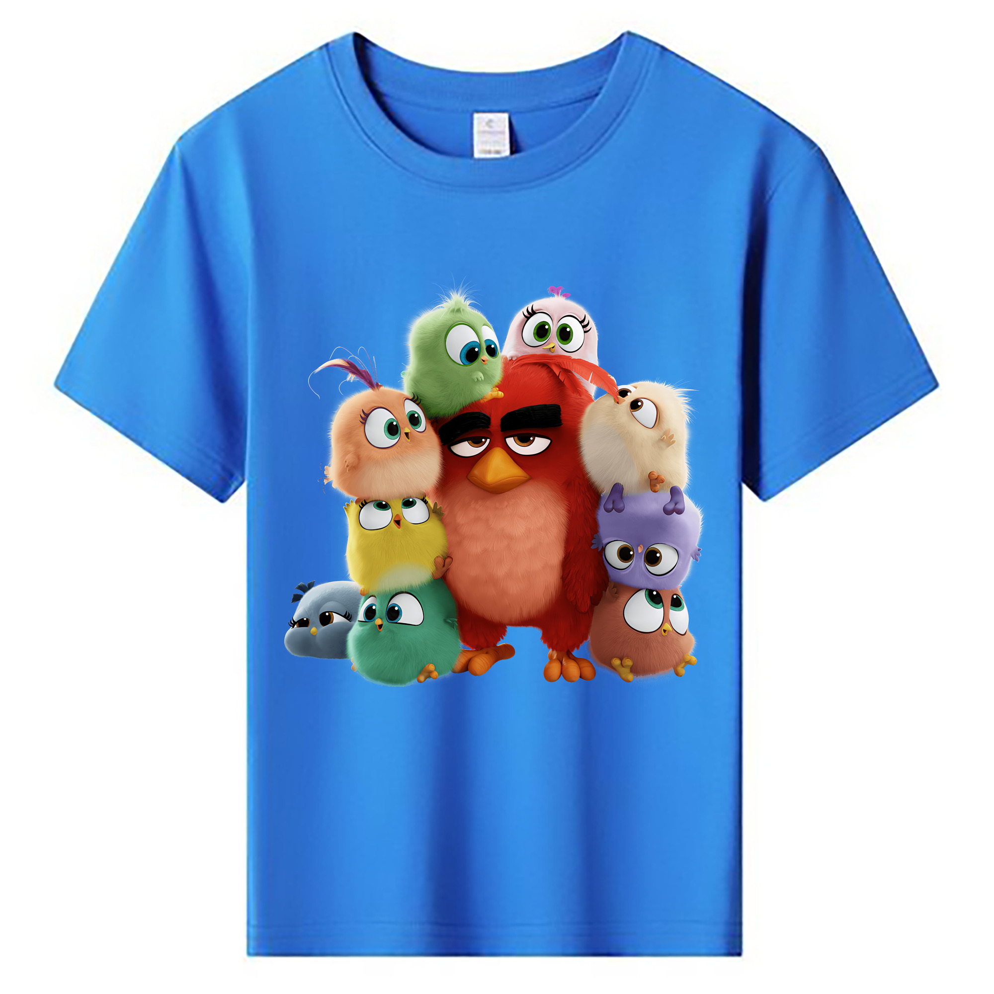 （画像用） Angry Birds アングリーバード 綿100％キッズTシャツ（フロントプリント）